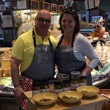 Patrick & Kay Gigliotti Pickle tasting