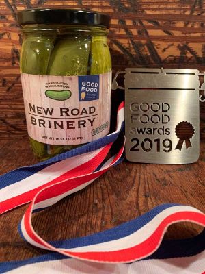 Lime Tarragon Pickles New Road Brinery Award 2019